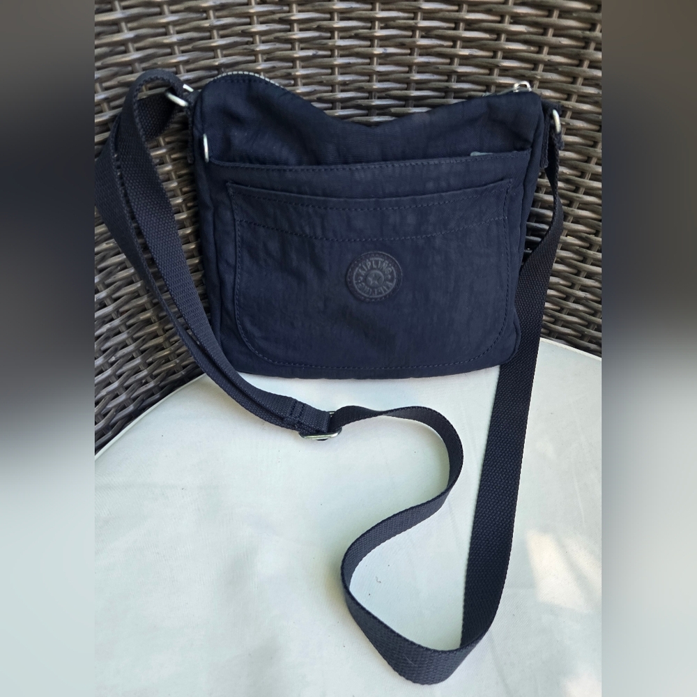Kipling Bag Navy Blue Sabian Crossbody Travel Adjustable Vacation